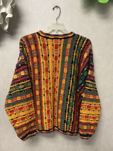 Tundra For Bachrach Sweater Size XL Multi Color Coogi like