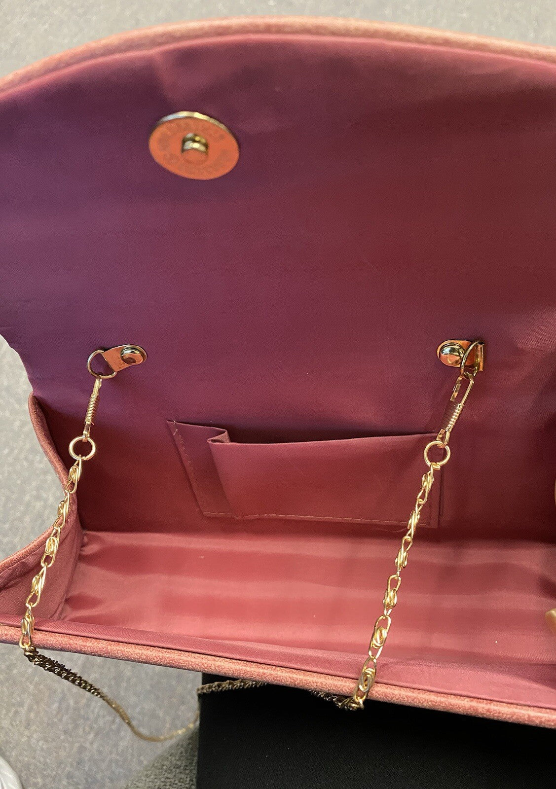 Pink Mini Handbag Crossbody Cocktail Purse