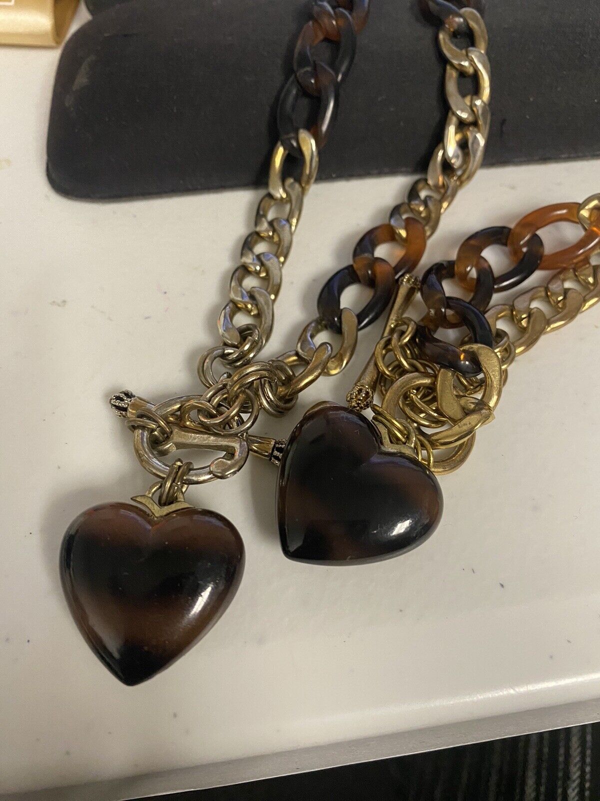Juicy Couture Root beer Color Necklace And Bracelet Set