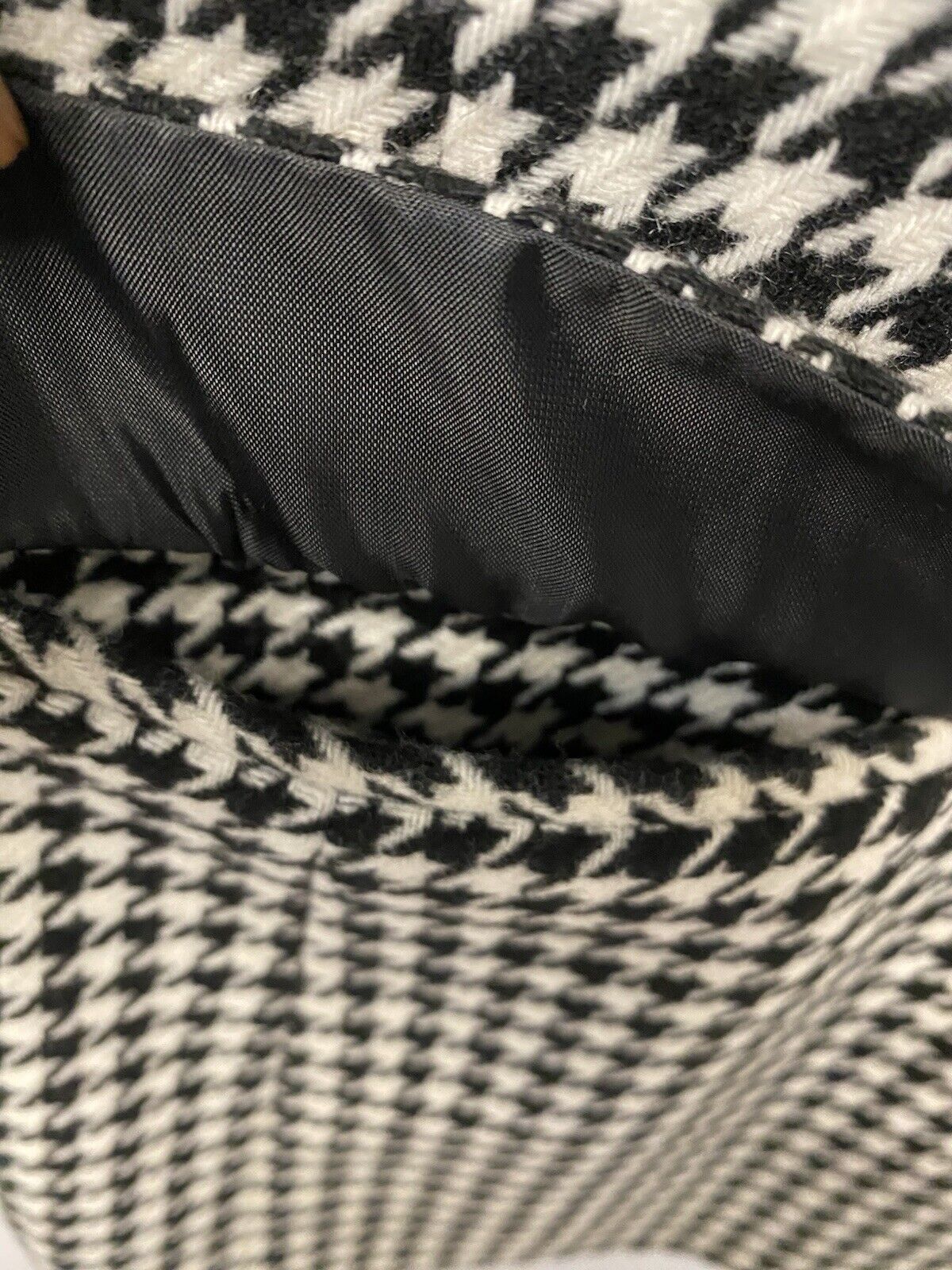 Apostrophe Bk/WT Houndstooth Blazer Size Large