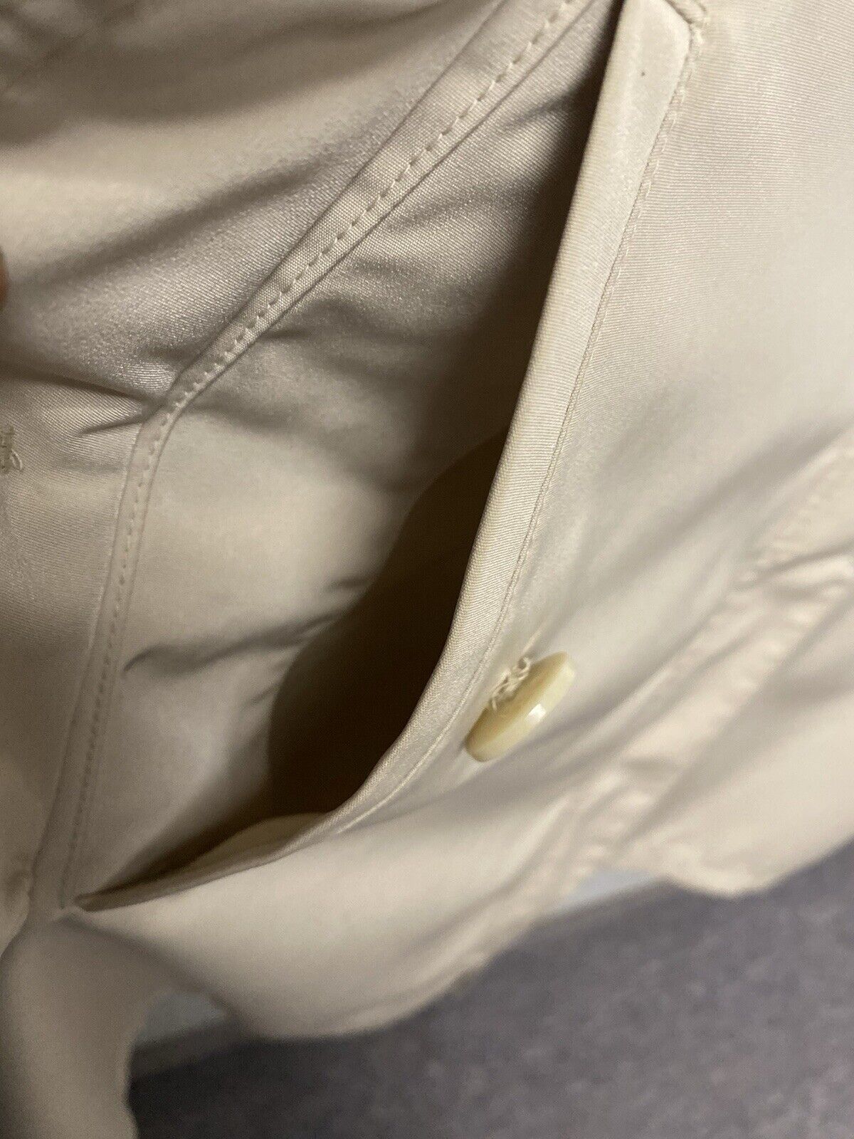 Liz Claiborne Outerwear Beige Trench Coat Jacket Lined Womens Size Large