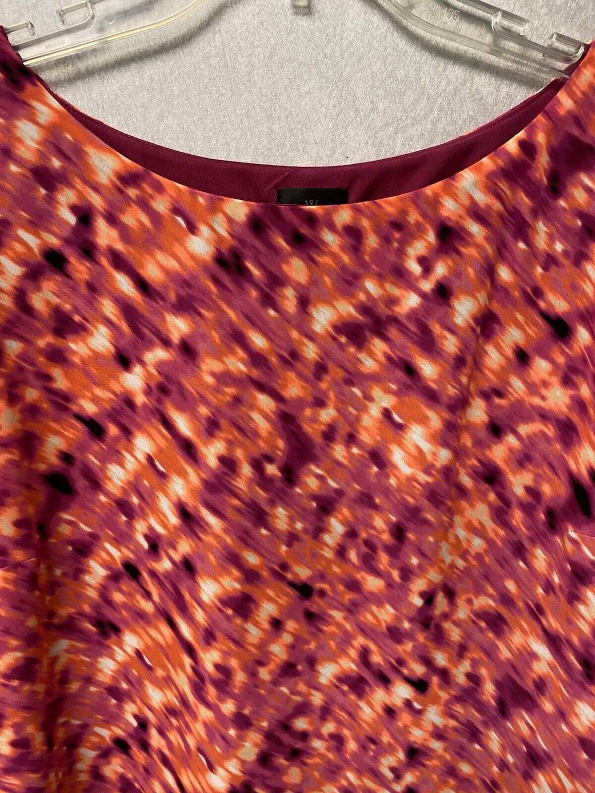 Worthington Women's Top Size XL Sleeveless Multicolor Layered BRIGHT NEON