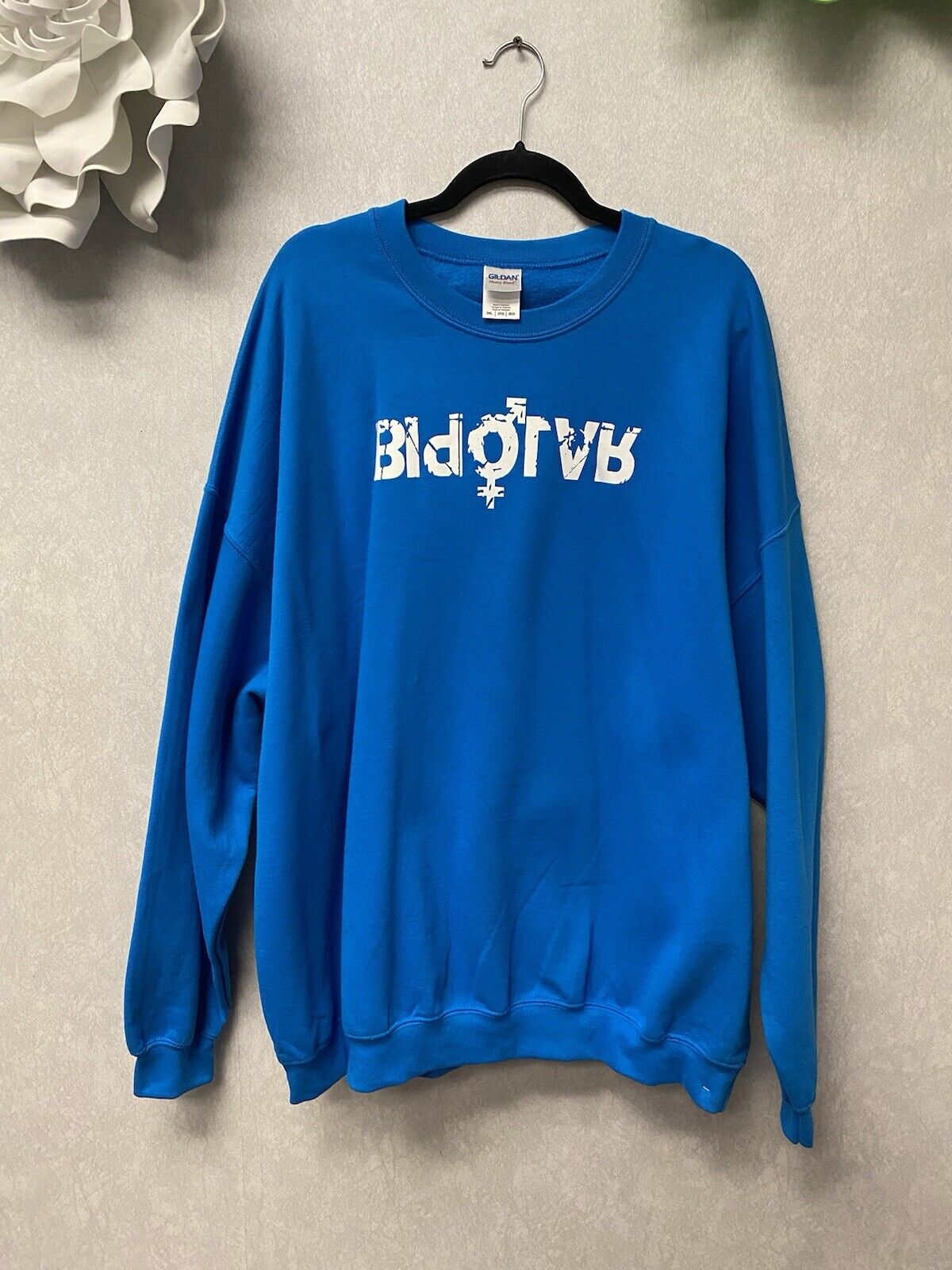Bipolar Blue Sweatshirt Size 3XL
