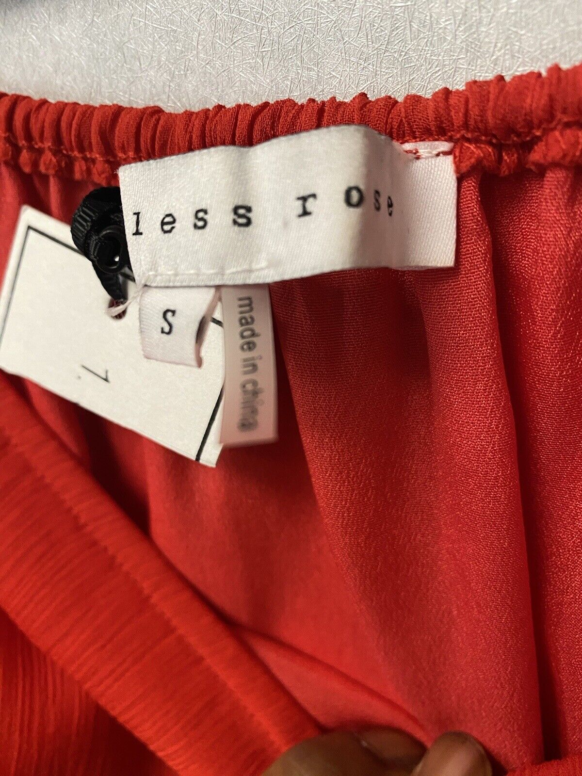 Endless Rose Red Ruffled Romper Size Small