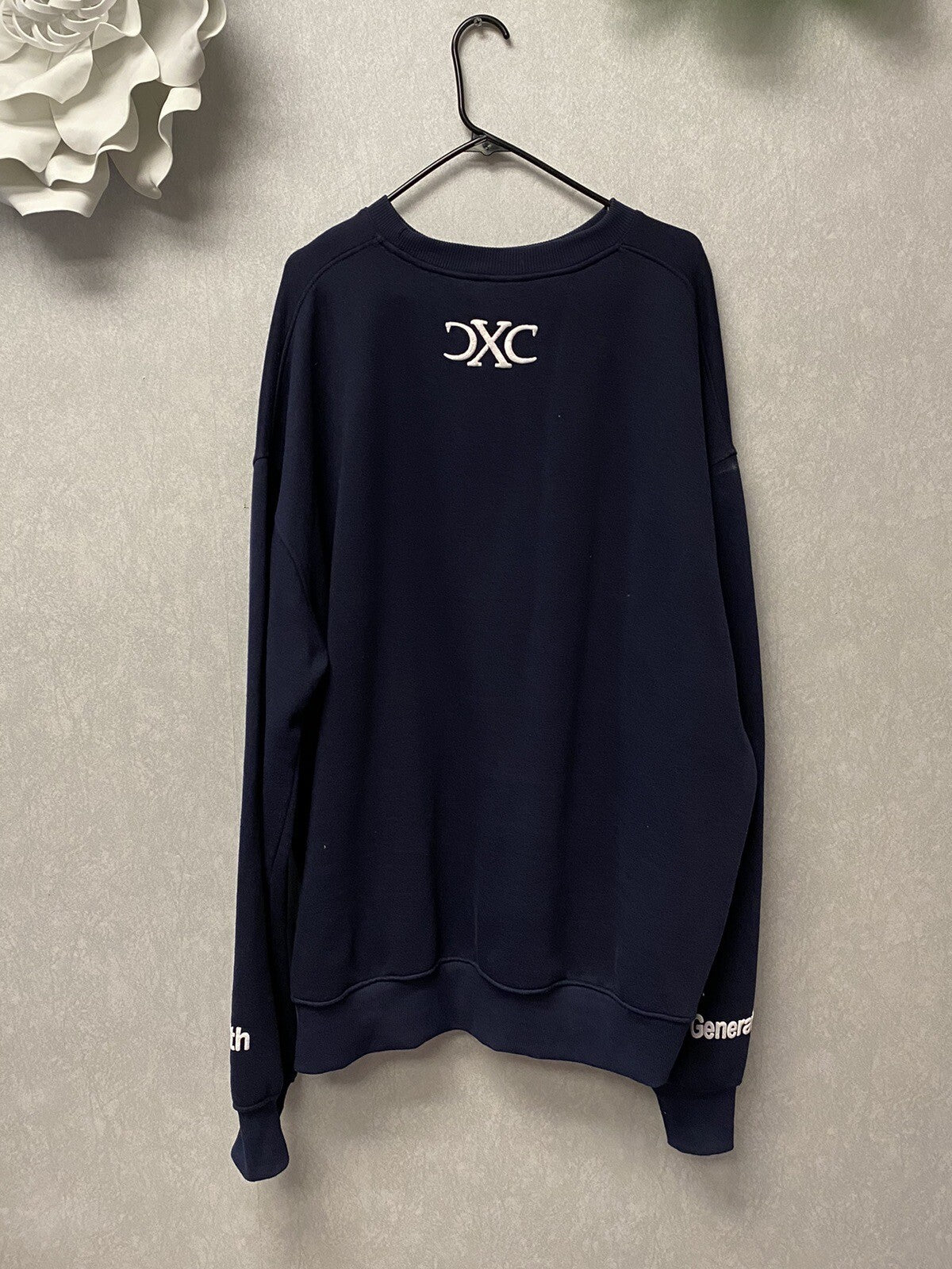 Currency Exchange blue Sweatshirt size 4XL