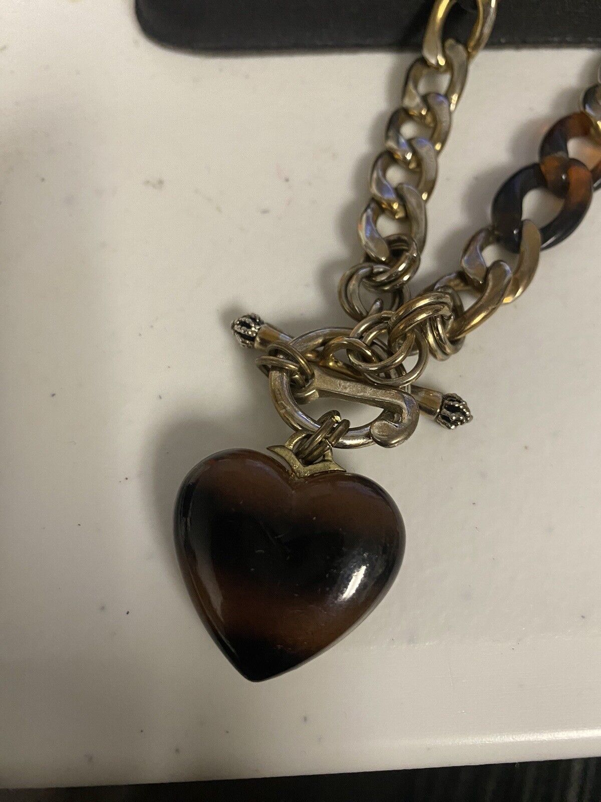 Juicy Couture Root beer Color Necklace And Bracelet Set