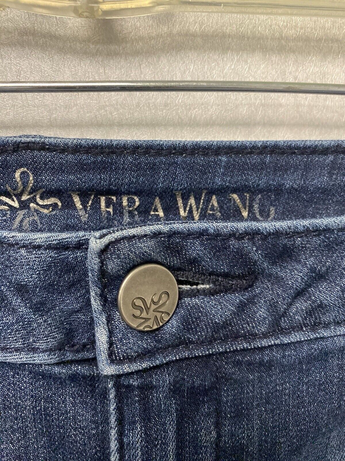 Simply Vera Vera Wang Denim Short Size 12 Mid Rise Stretch Women's