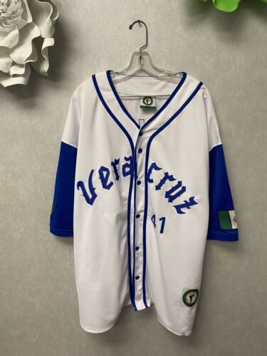 Azules de Veracruz #41 Men's Latin League Baseball Jersey Size 2XL