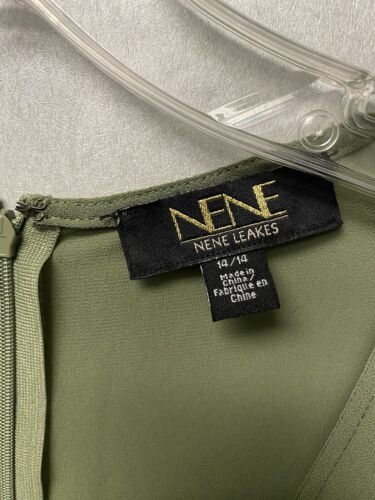 Nene Leaks Olive Dress Size 14