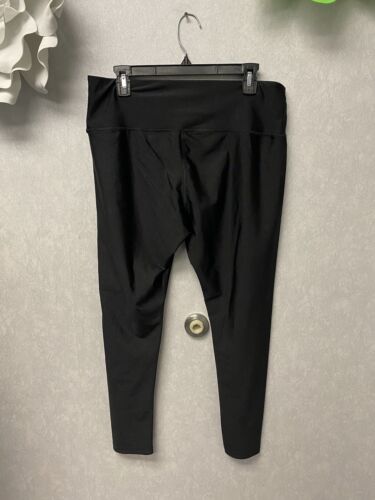 SO YOGA Black Stretch Knit Yoga Pants Sz XL