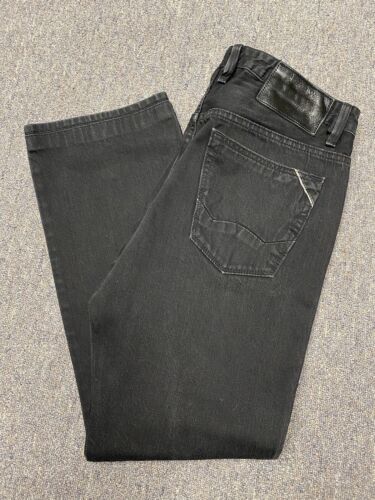 Cult of Individuality Heritage Jeans Men 36x34 Black Rebel Straight Pants