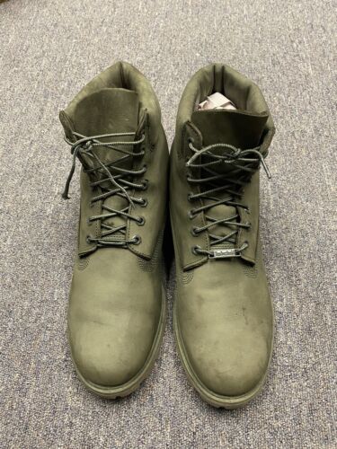 Timberland Boots Color Olive / Military Green Men’s Size 13