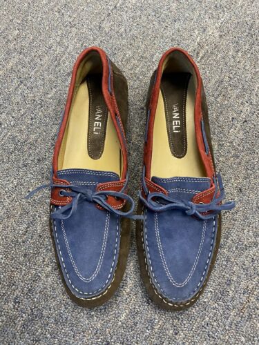 Van Eli Women's Shoes Slip On  Suede Flat  Loafer Size 9 Boat Style Shoes