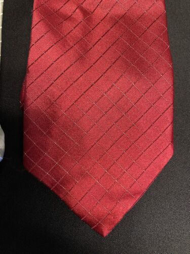 City of London 2pc Silk Neck Tie Set Red And White