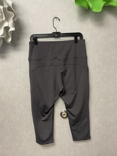 Neleus Sports Wear Grey Leggings Pockets Pull On Stretch Size XL