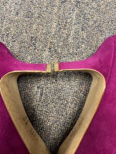 Women's VIA SPIGA Carola Fuschia Suede Pointed Toe Pumps  Sz: 7.5 ❤️