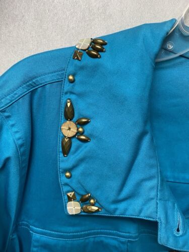 Ruby Rd Blue Blazer With Stones Size 20W