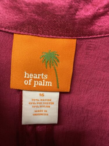 Heart Of Palm Pink Pocketed Blazer Size 16