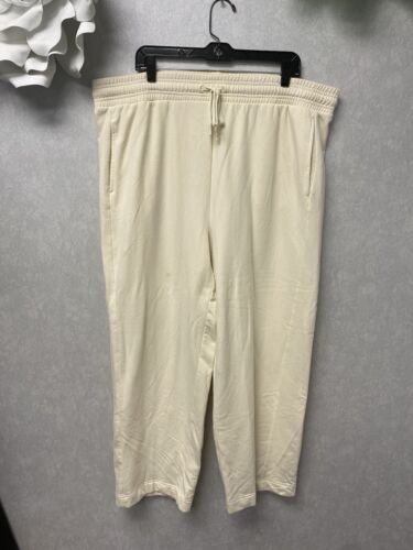 MTA Sport Cream Athletic Pants Size 2XL Pocketed