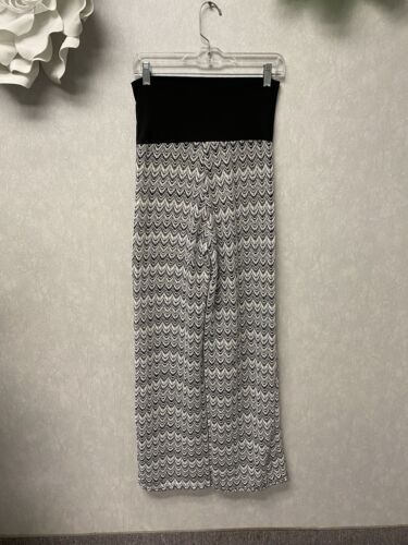 Paradise Black And White High Waist Beach Pants Size Small