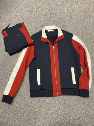 Bally Navy/ Red 2pc Tracksuit Size Large (40)