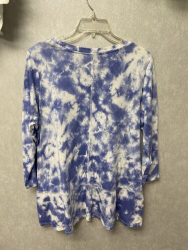 Logo Blue/ White Pocketed Tunic Size Large