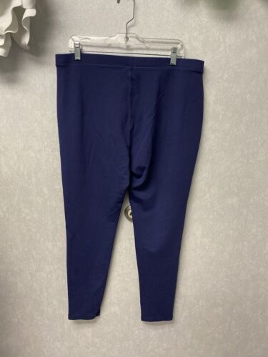 Simply Vera Blue Front Seam Stretch Pant Size XL