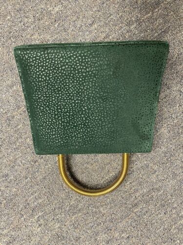 Vintage  green and gold handbag