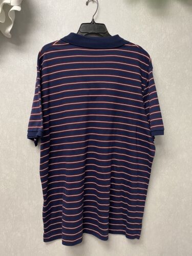 Polo Ralph Lauren Polo Shirt Men XL Classic Fit Striped 100% Cotton Short Sleeve