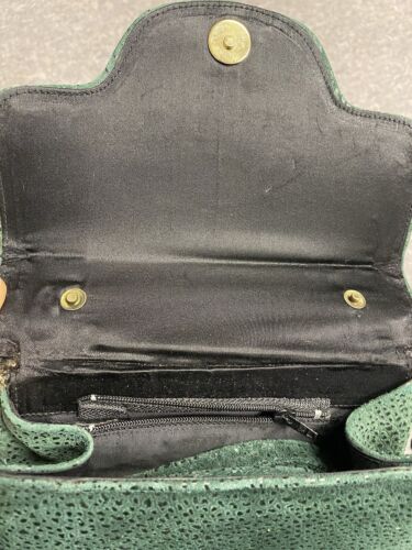 Vintage  green and gold handbag