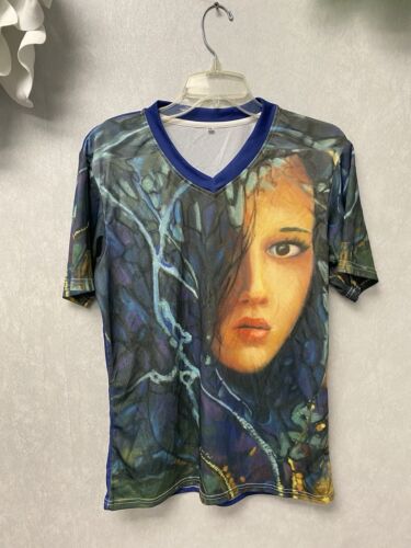 Blue Multi T-shirt Size Large