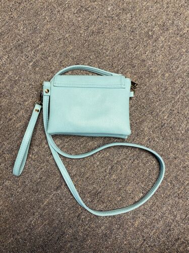 Charming Charlie  Mint/Gold Crossbody/ Wristlet Bag