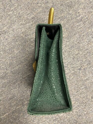 Vintage  green and gold handbag