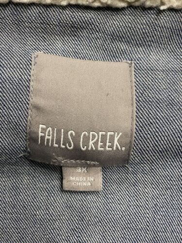 Revamped Fall Creek Denim Jacket Size 3XL- Hand painted