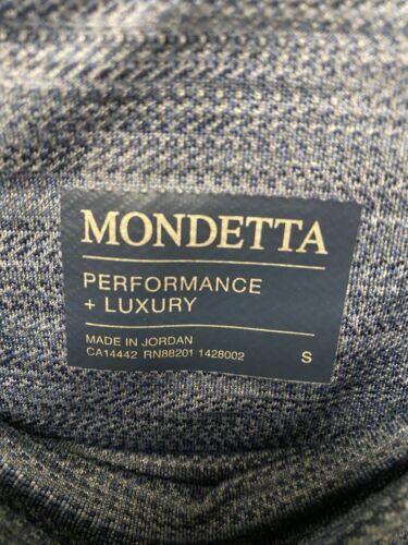 Mondetta Leggings Womens S High Waist Side Pockets Recycled Fabric Striped Gray