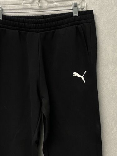 Puma Men’s Sport Black Joggers, Sweatpants Size Large