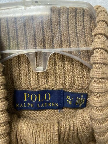 Ralph Lauren Polo Tan Sweater Size XL