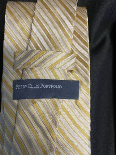 Perry Ellis Portfolio 100% Silk Lot of 4 men's ties