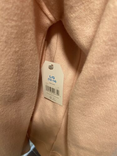 Time and Tru Women's Size Large (12-14) Pink Cardigan With Pockets