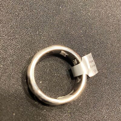 Silver Rope Stainless Steel Ring Size 12