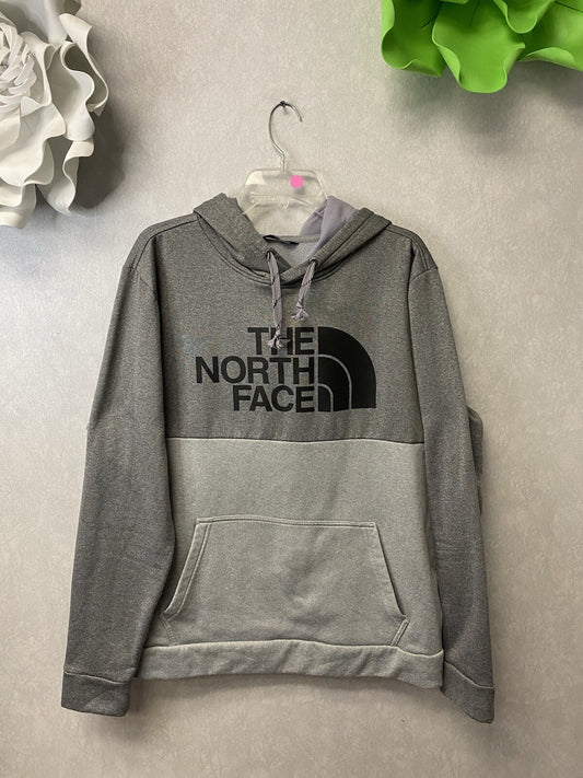 North Face Men's Pullover Hoodie Sweatshirt Medium Gray/ Black Size XL