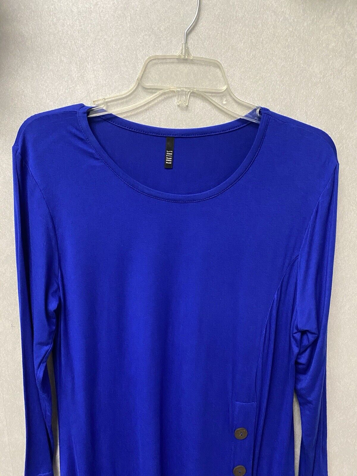 Kaktus Royal Blue Tunic Top Size XL