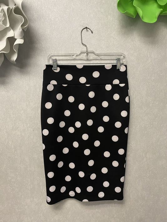 Inc Black/White Polka Dot  Pencil Skirt Size Small