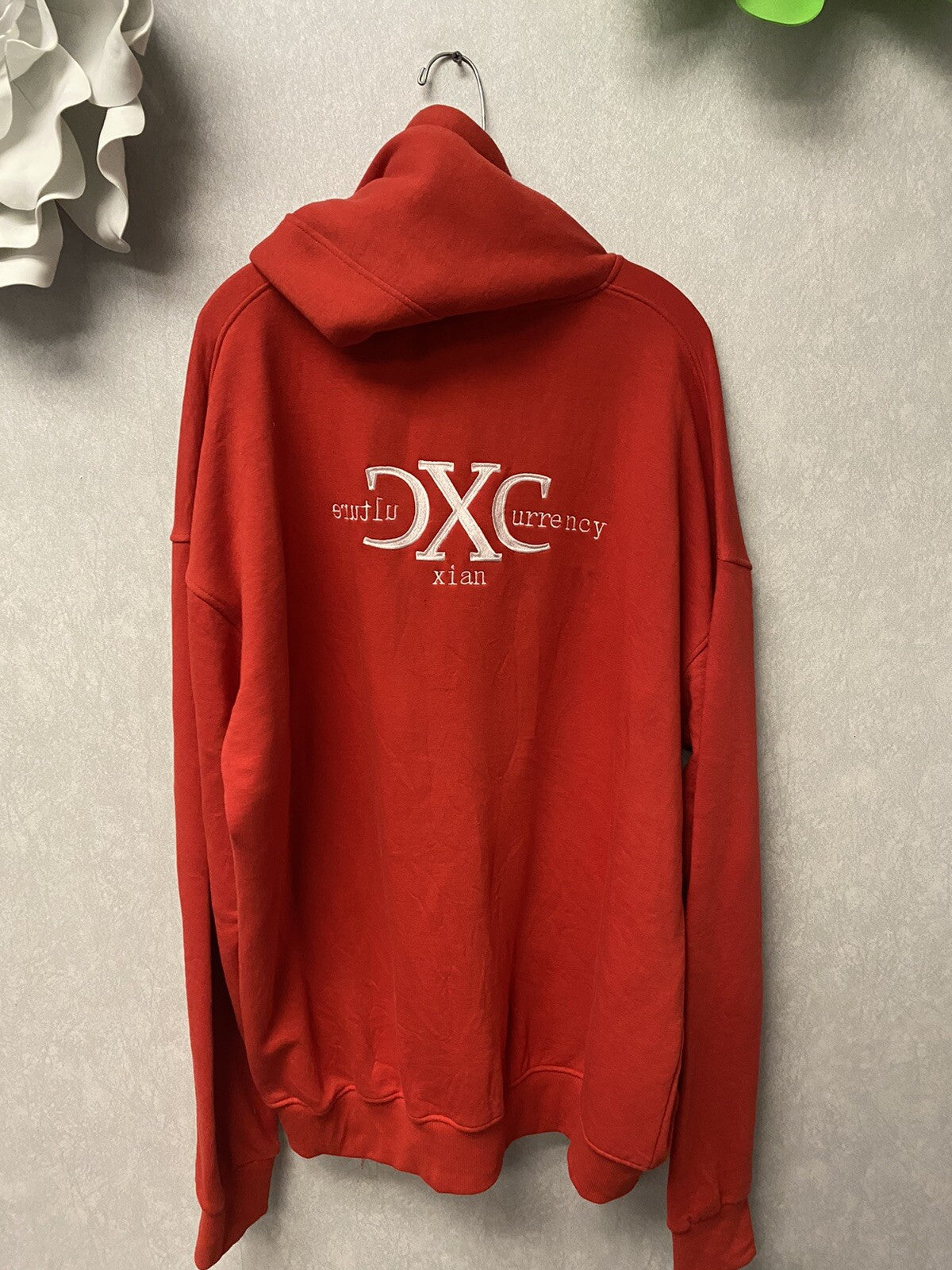 Currency Exchange Red/White Hoodie Size 5XL