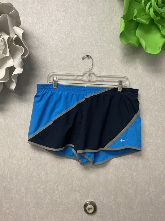 Nike Blue/ Grey Running Shorts Dri-Fit Size Large