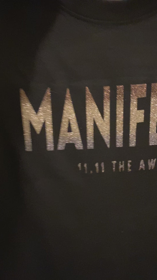 Manifest. Short Sleeve Black Tee